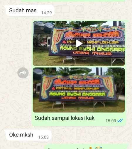 Pengiriman Papan Bunga terbaik